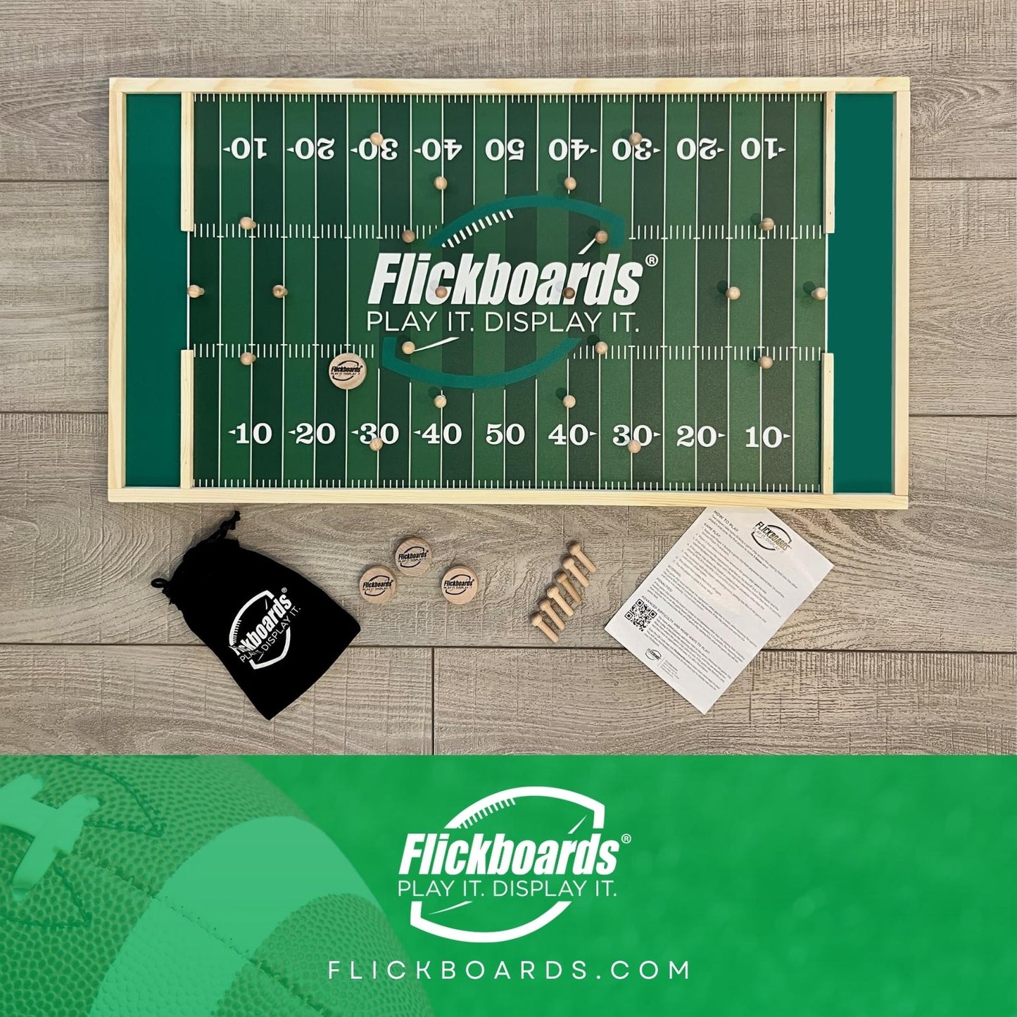 Team Colors - Green Football