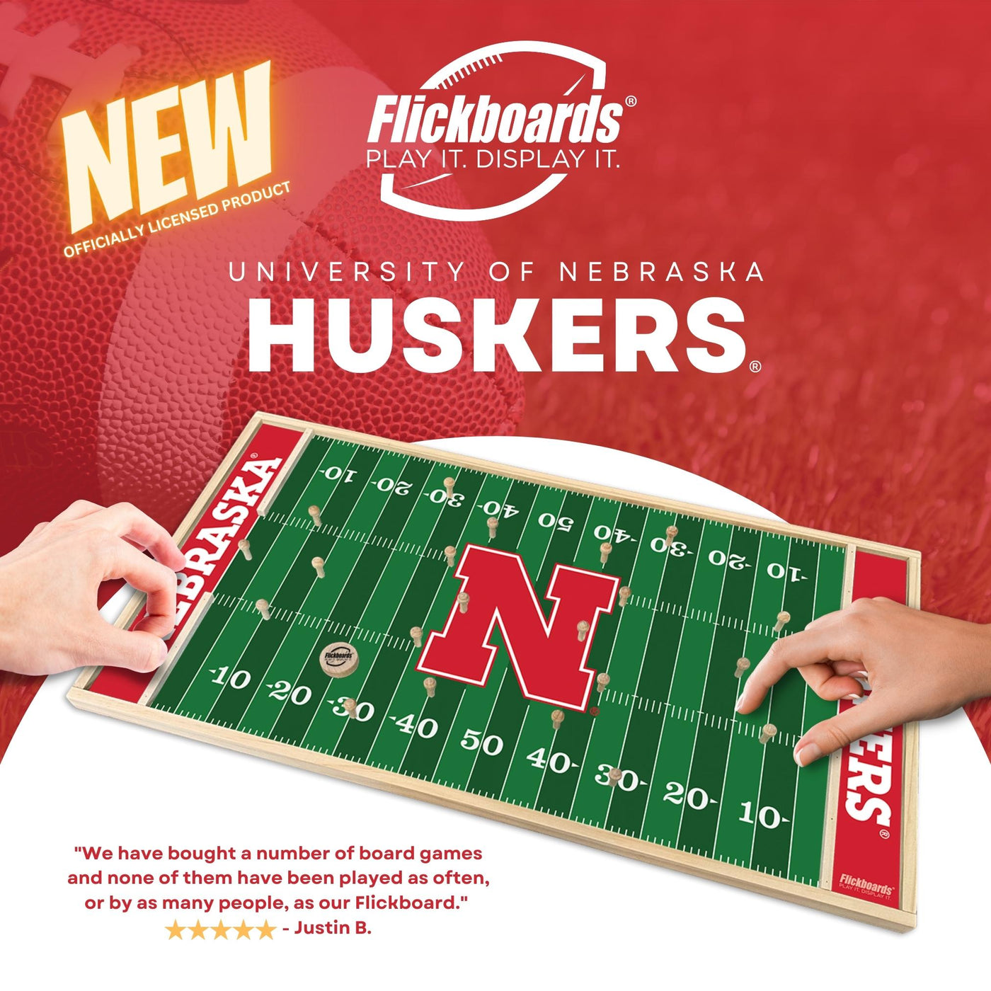 Nebraska Huskers Football Flickboards nebraska-huskers-football-flickboards